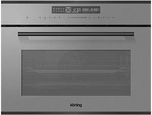 Электрический духовой шкаф с функцией СВЧ Korting OKB 3250 GBXGr MW RU, серый